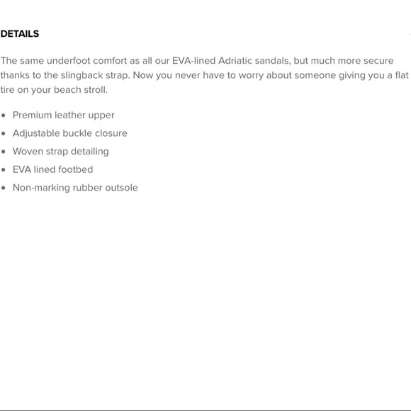 NIB Sperry Top Sider Adriatic Sling Thong Sandal Navy 8M Leather/Webbing - Picture 10 of 11